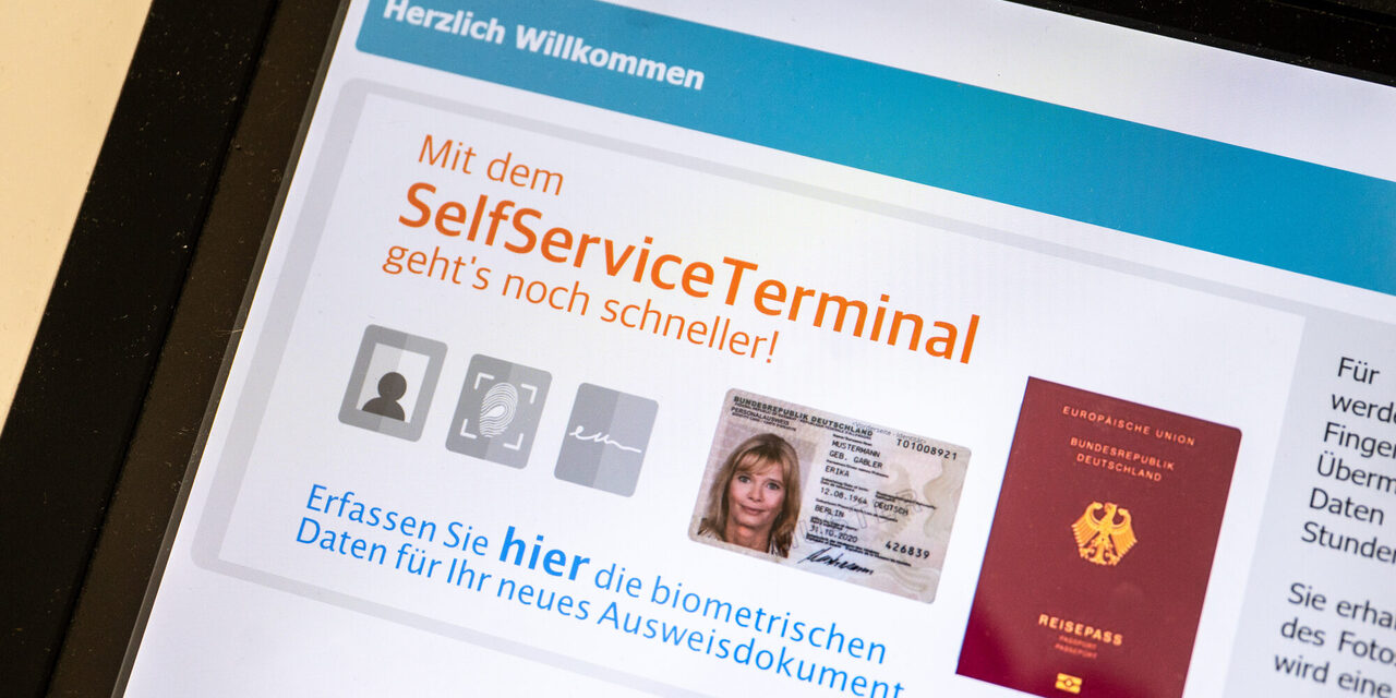 Digitale Passfotos beim Bürgerservice
