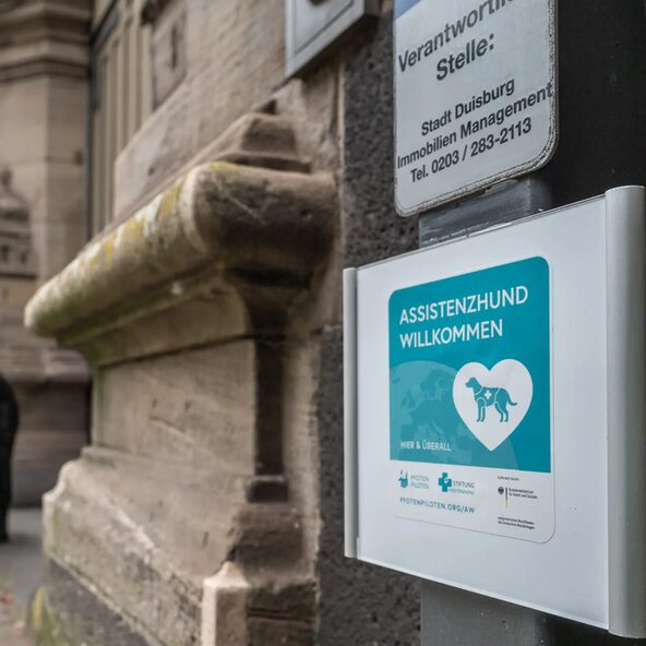 Assistenzhunde Willkommen