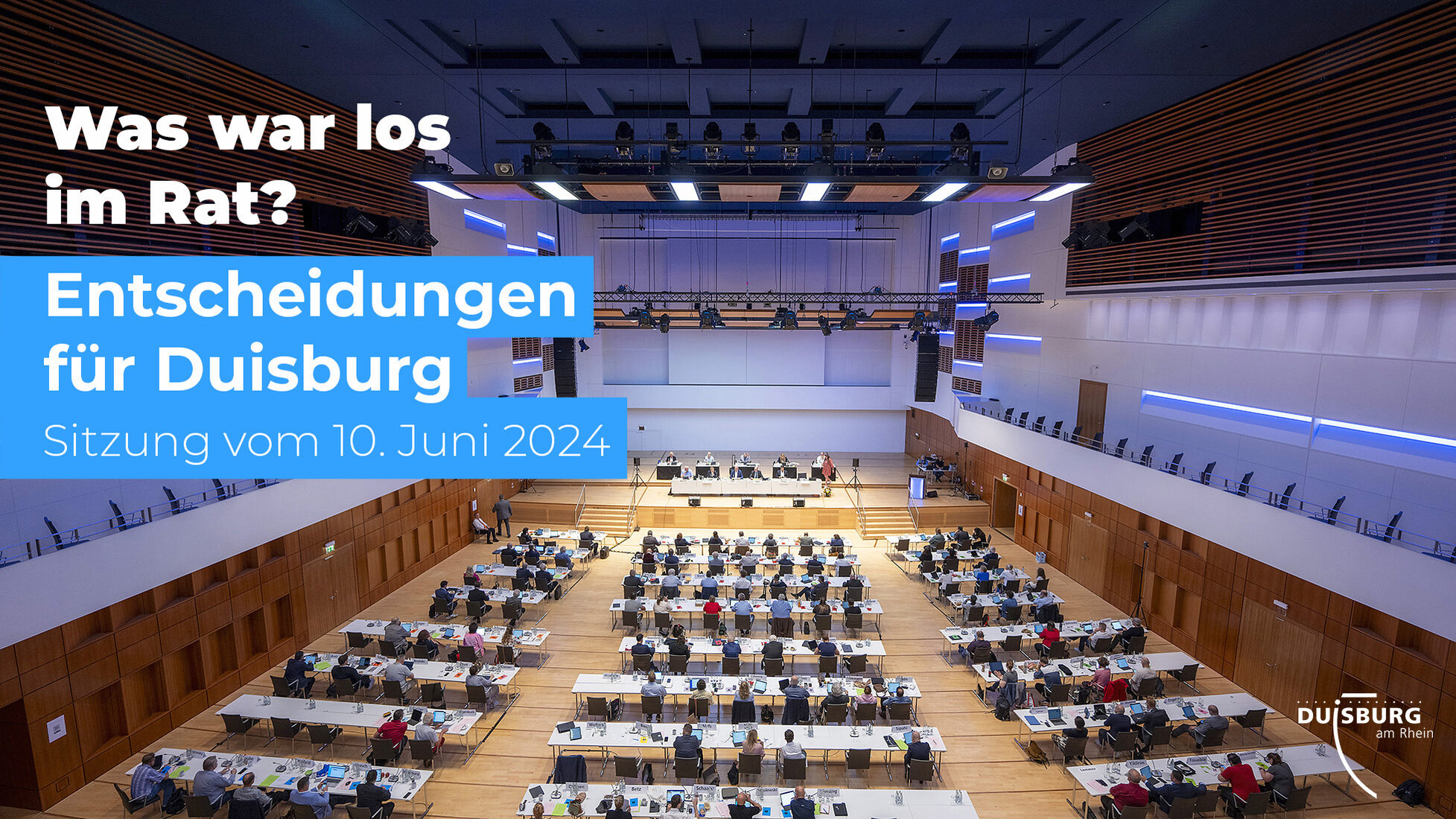 Ratssitzung vom 10. Juni 2024