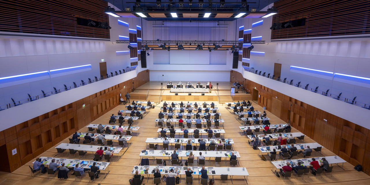 Aufnahme des Rates bei einer Sitzung