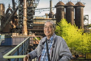 Jürgen Daum stellt seinen Lieblingsort vor: den Landschaftspark Duisburg-Nord.
