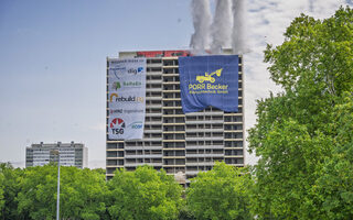 Sprengung des dritten Weißen Riesen erfolgreich