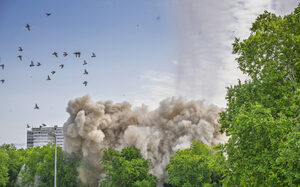 Sprengung des dritten Weißen Riesen erfolgreich