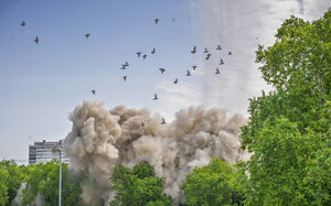 Sprengung des dritten Weißen Riesen erfolgreich