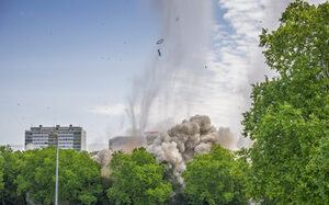 Sprengung des dritten Weißen Riesen erfolgreich