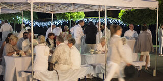 White Dinner 24.8.2018