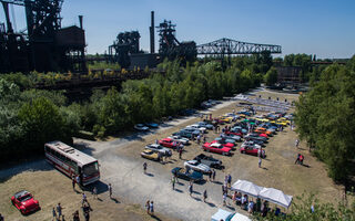 Oldtimer Tour mit Sören Link, Oberbürgermeister der Stadt Duisburg