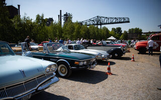Oldtimer Tour mit Sören Link, Oberbürgermeister der Stadt Duisburg