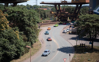 Oldtimer Tour mit Sören Link, Oberbürgermeister der Stadt Duisburg