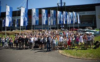 Oldtimer Tour mit Sören Link, Oberbürgermeister der Stadt Duisburg