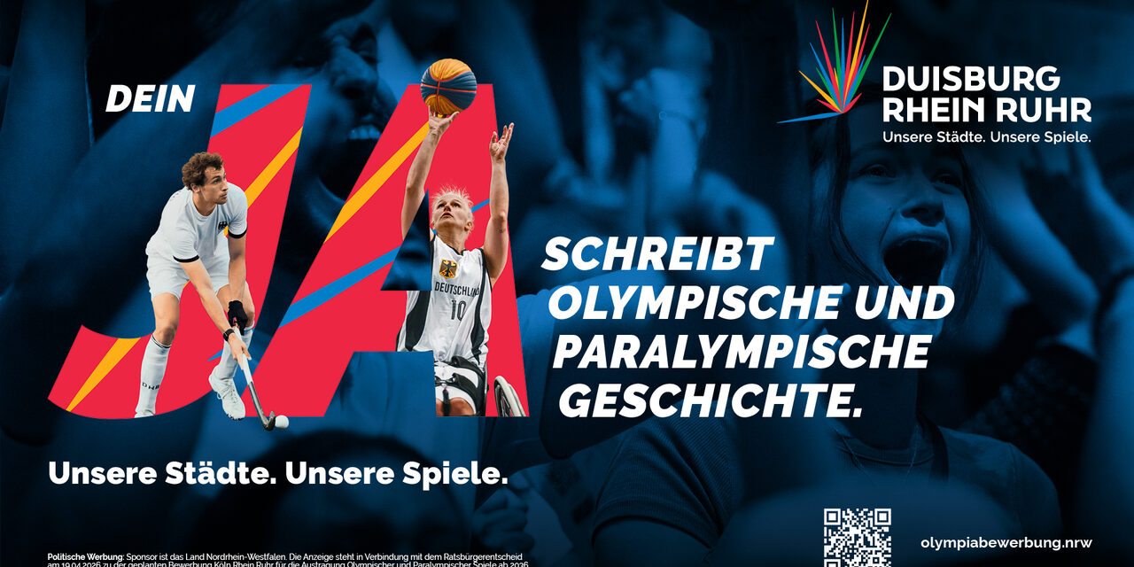 Plakat JA für Olympia