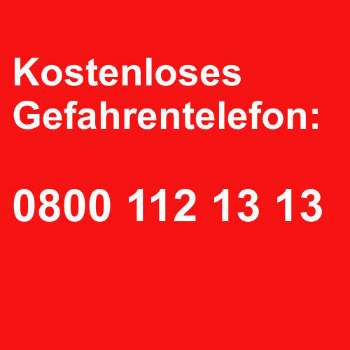 Rufnummer Gefahrentelefon