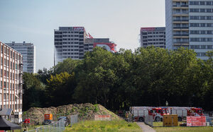 Sprengung Weißer Riese Ottostr 24-30 September 2021