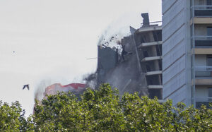 Sprengung Weißer Riese Ottostr 24-30 September 2021