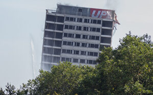 Sprengung Weißer Riese Ottostr 24-30 September 2021