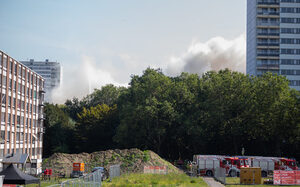 Sprengung Weißer Riese Ottostr 24-30 September 2021