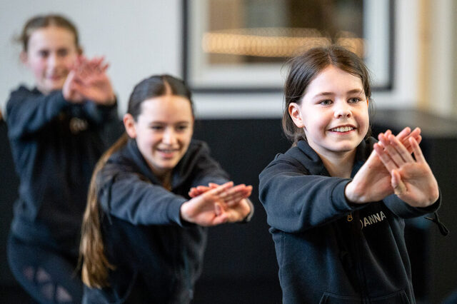 Jede Pose muss geübt sein, damit am Sonntag auch alles sitzt.