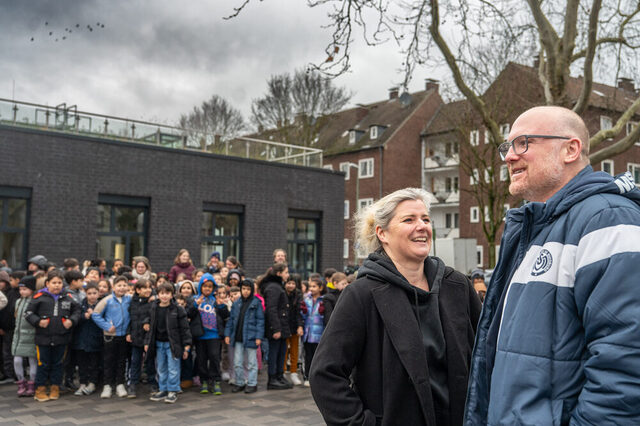 Einweihung Erweiterungsbau der GGS Hochfelder Markt