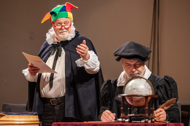 Szenische Lesungen aus dem Zeitalter Gerhard Mercators gehören auch zum Repertoire der Gruppe.
