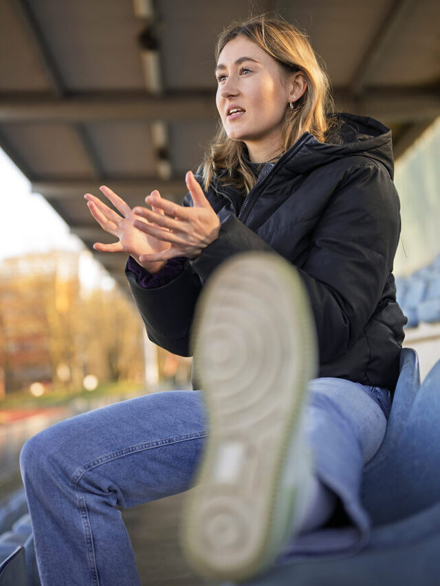 Das linke Bein benötigt derzeit Schonung. Nele zog sich einen Ermüdungsbruch zu.