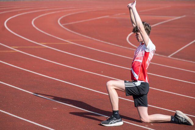 Warmmachen für Olympia? Fabian verfolgt seinen Traum mit Disziplin und Leidenschaft.
