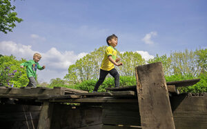 Über den Buden muss die Freiheit wohl grenzenlos sein...