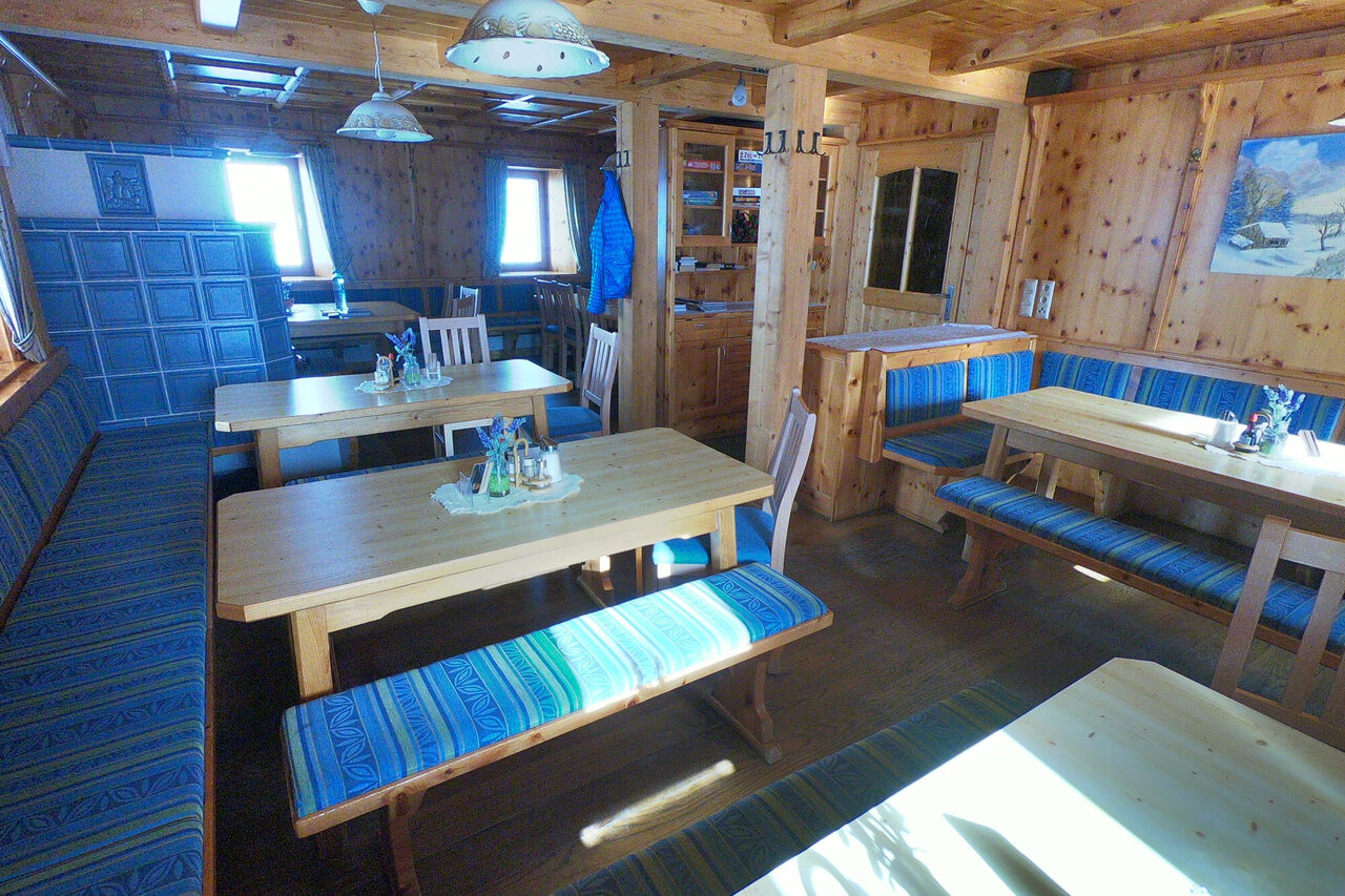 Gemütlich sieht es in der Gaststube aus