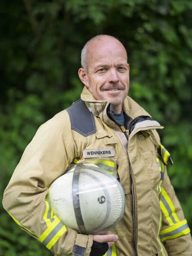 Guido Wennekers ist Brandschützer auf der Wache 6 in Rheinhausen.