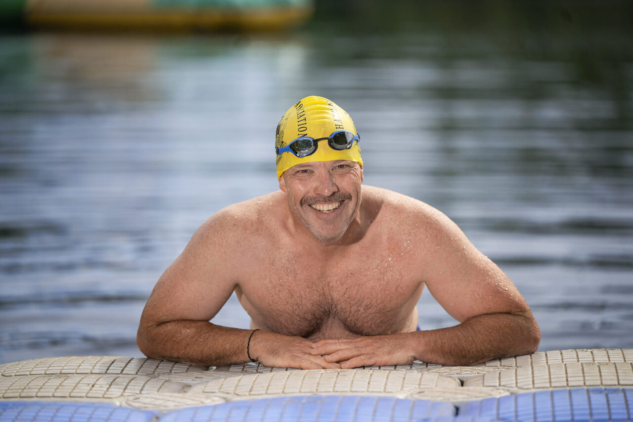 Vorfreude überwiegt Angst: Guido Wennekers kann es kaum erwarten, dass er endlich die ersten Kraulschläge vor Dover durchzieht.