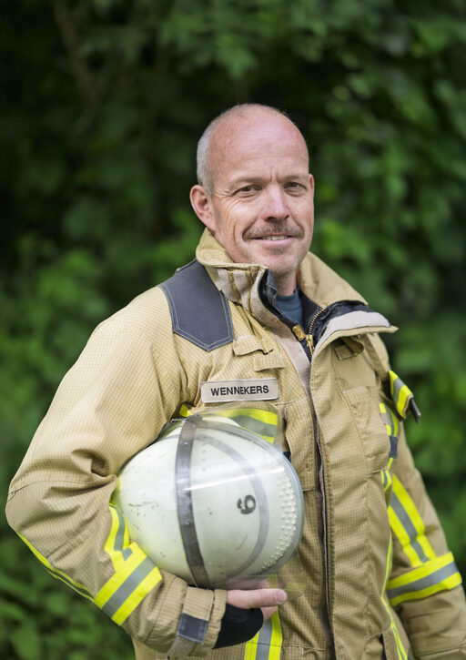 Guido Wennekers ist Brandschützer auf der Wache 6 in Rheinhausen.