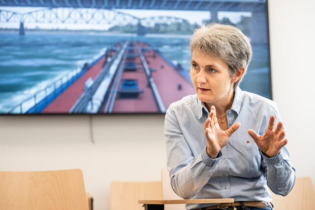 Flachwasserfahrsimulator SANDRA II im Schiffer-Berufskolleg Rhein