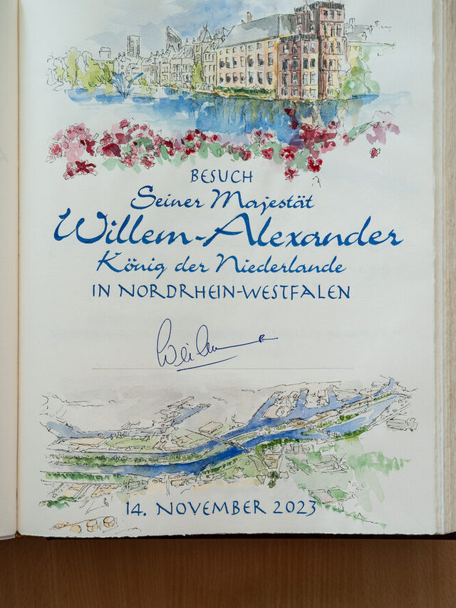 Ein Highlight der jüngeren Vergangenheit: der Besuch des niederländischen Königs Willem-Alexander am 14. November 202