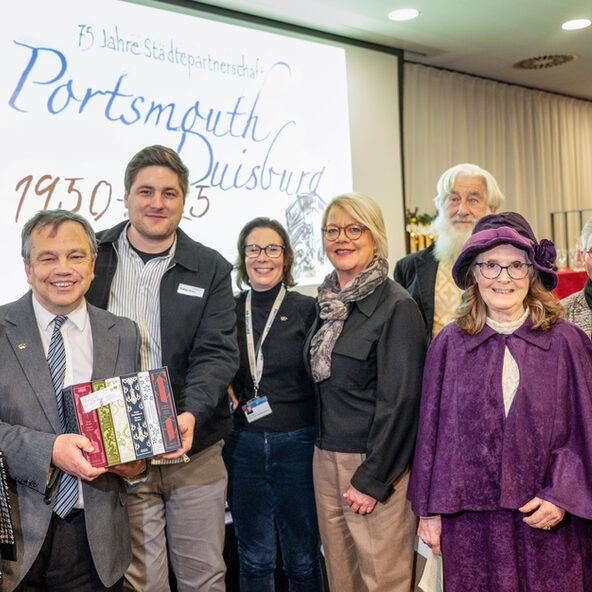 75-jähriges Jubiläum der Städtepartnerschaft zwischenDuisburg und Portsmouth