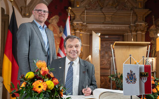 75-jähriges Jubiläum der Städtepartnerschaft zwischenDuisburg und Portsmouth