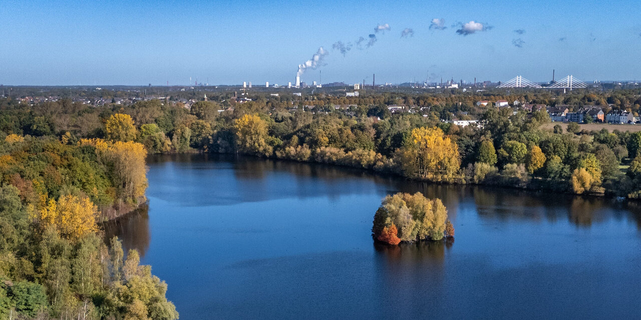 Toeppersee von oben