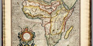 Bild (rechtefrei), Afrika in Gerhard Mercators „Atlas“, 1595