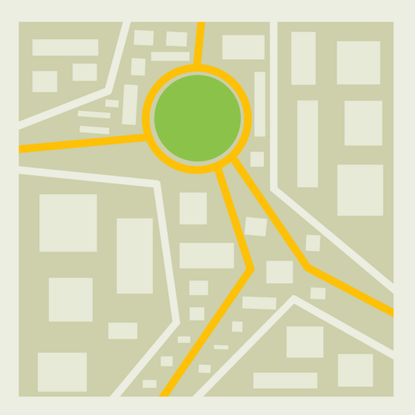 Stadtplan Icon