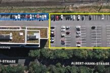 Ansicht Parkplätze Akademie