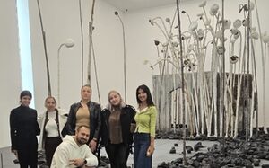 Vorbilder in einer Ausstellung