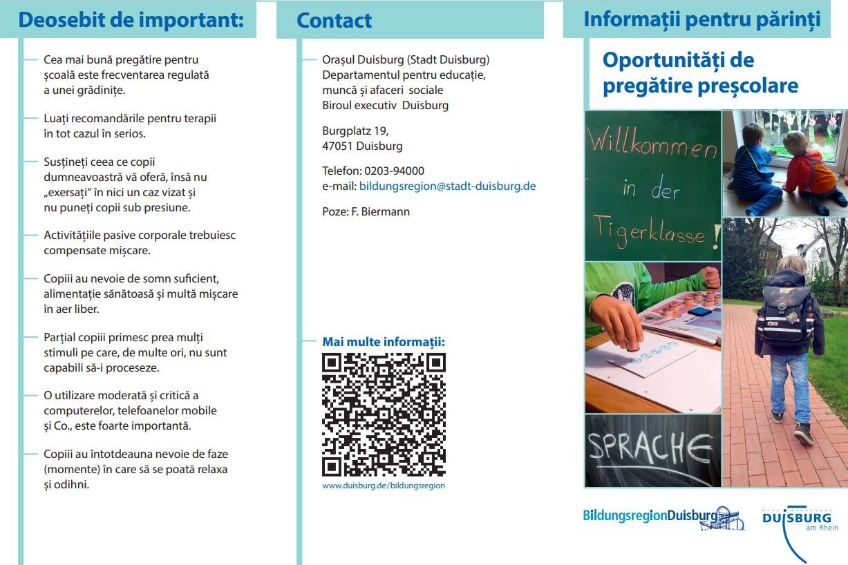 Flyer Rumänisch Seite 1