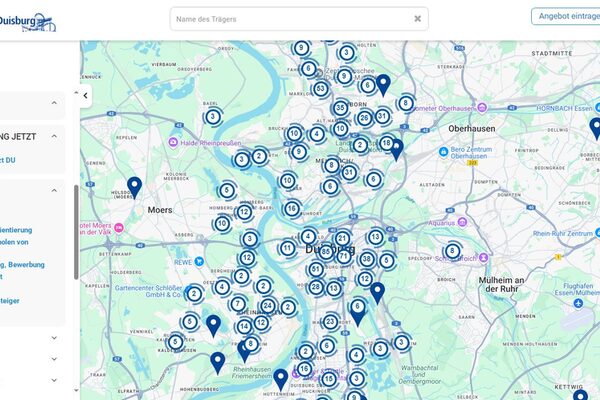 Ausschnitt landkarte