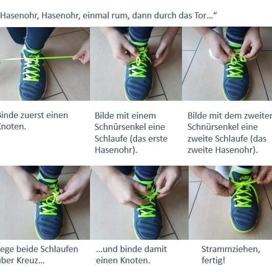 Anleitung zum Schleife binden