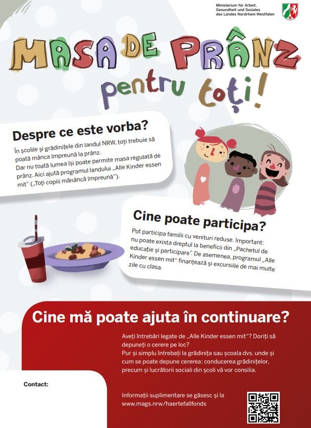 Alle Kinder essen mit (Rumänisch)