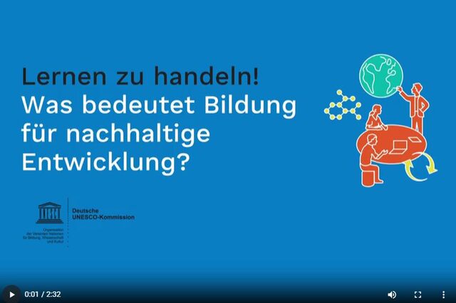 Filmstartseite Lernen zu handeln! Was bedeutet BNE?