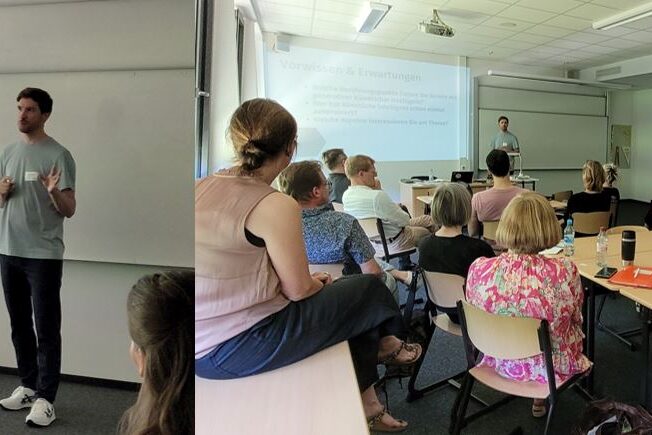 Dr. Matthias Begenat beim Vortrag