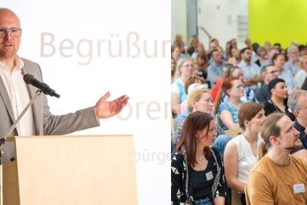 Zuschauer und Teilnehmende der Konferenz