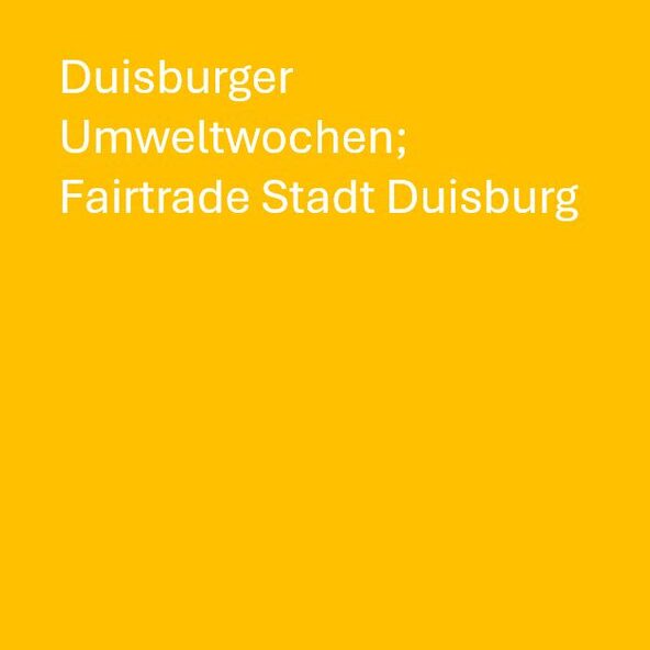 Umweltwochen, Fair-Trade-Stadt Duisburg