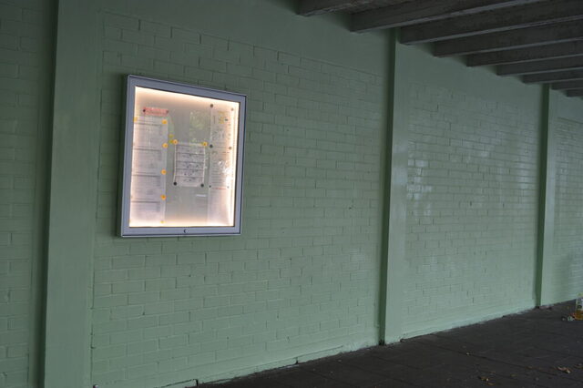 Ein frischer Anstrich für den Laubengang