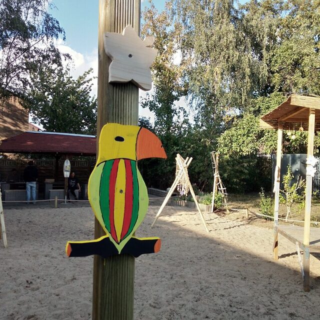 Neue Dekoration für die Außenanlage