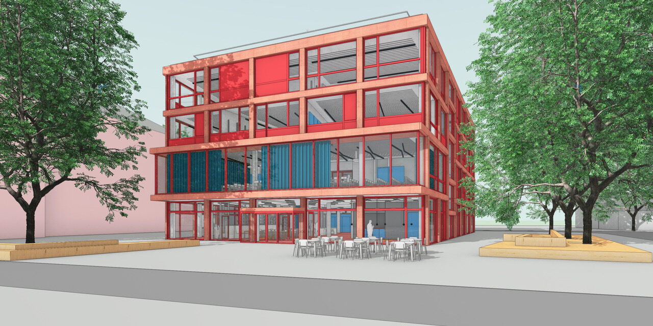 Außenansicht als Skizze